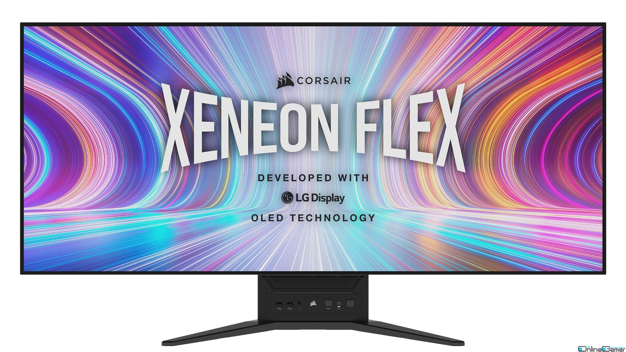湾曲率800Rまで曲げられるフレキシブルパネルを採用したゲーミングモニター「XENEON FLEX 45WQHD240」が2月15日に発売！の画像