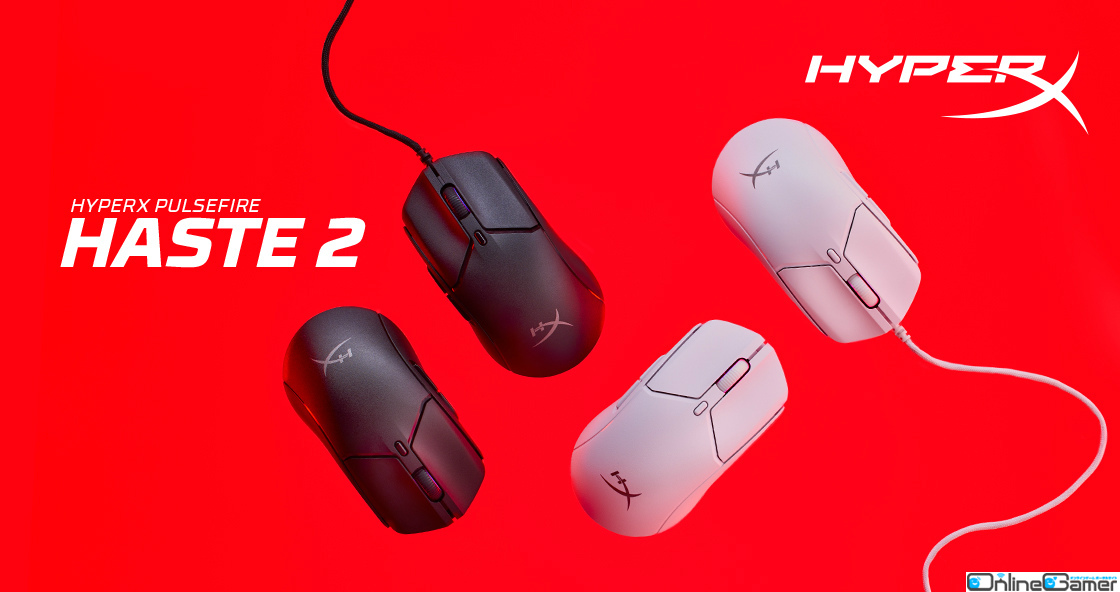 ソリッドシェルを採用した軽量ゲーミングマウス「HyperX Pulsefire Haste 2」の予約販売が開始！の画像