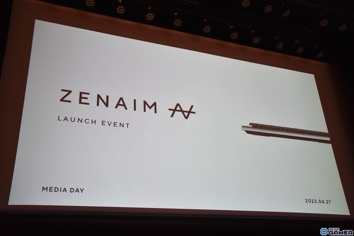 ゲーミングキーボード新製品「ZENAIM KEYBOARD」の発表会をレポート――約4.8万円で5月16日に発売の画像