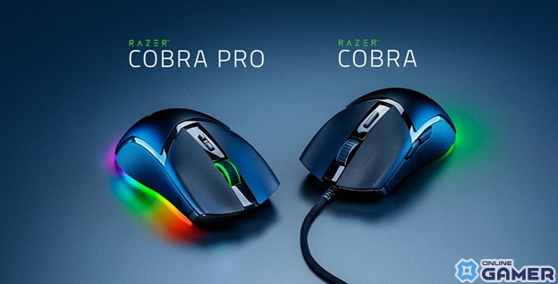コンパクトな左右対称ゲーミングマウス「Razer Cobra Pro」などRazerから計3製品が登場！予約受付も開始の画像