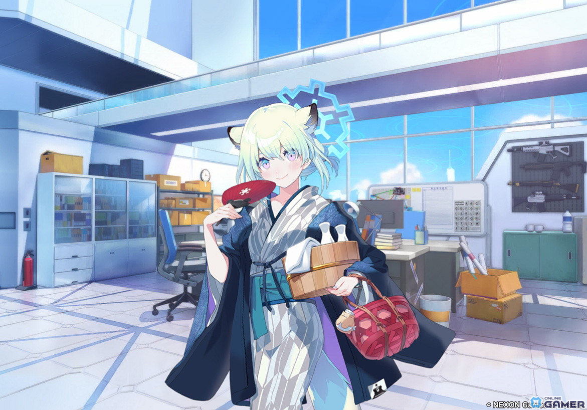 「ブルアカ」に温泉衣装の★3シグレ（CV：河瀬茉希）が登場！育成素材を獲得できる「シャーレの総決算 with 連邦生徒会」の開催ものスクリーンショット7