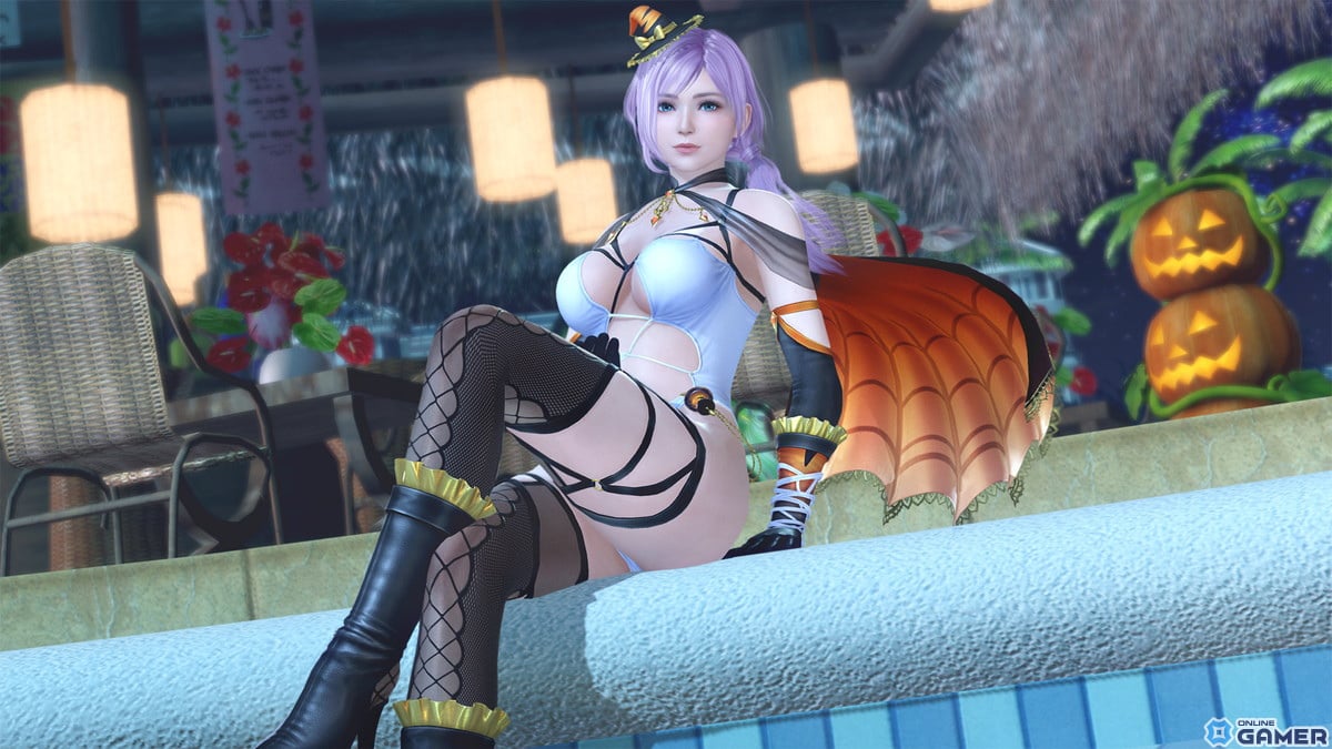 「DEAD OR ALIVE XVV」蜘蛛×魔女イメージのセクシーなSSR水着「アラクネ・ミラージュ」が登場！水に濡れると色が変化の画像