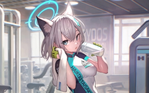 「ブルアカ」シロコ、スミレとのコラボプロテインが登場！学園の校章をデザインしたシェーカーやlack氏描き下ろしのアクリルスタンドも