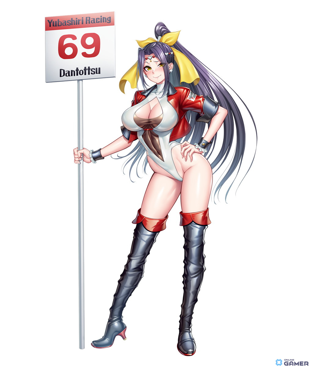 「対魔忍RPG」にて弓走颯が仲間になるマップイベント「キングダムレース」が開催!レースクイーン衣装の上原燐らが登場するガチャものスクリーンショット2