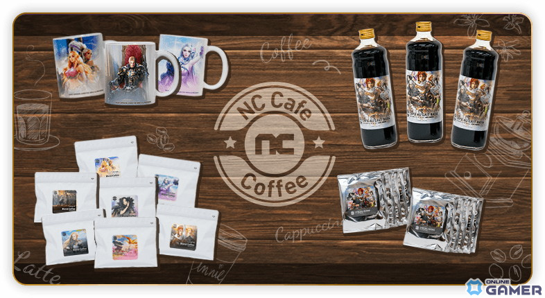 「エヌシージャパン」創立22周年記念企画「NC Cafe」が開始！「リネージュ」などの世界観を表現したブレンドコーヒーやマグカップが登場の画像