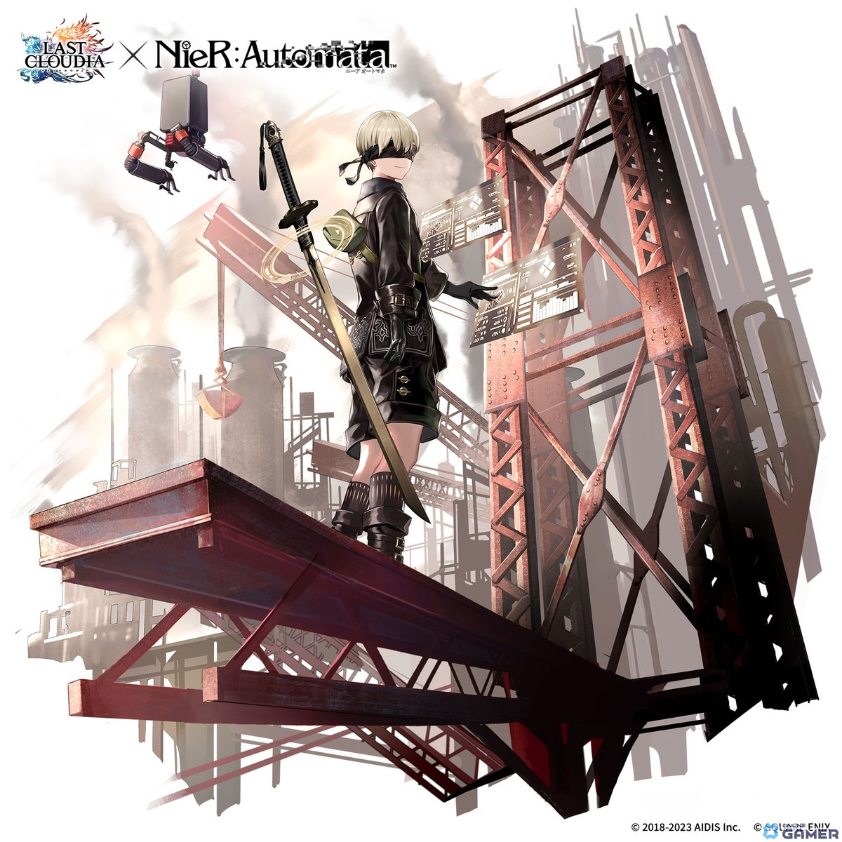 「ラスクラ」で「NieR:Automata」の復刻コラボが開催！ユニット「複製サレタ2Pノ義体」（CV：石川由依）やアーク「バンカー」が登場の画像