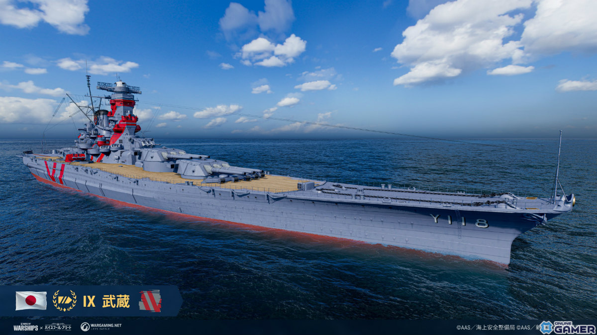 「World of Warships」×アニメ「ハイスクール・フリート」のコラボが11月16日より再び実施！「WoWSL」にはホロライブが登場の画像