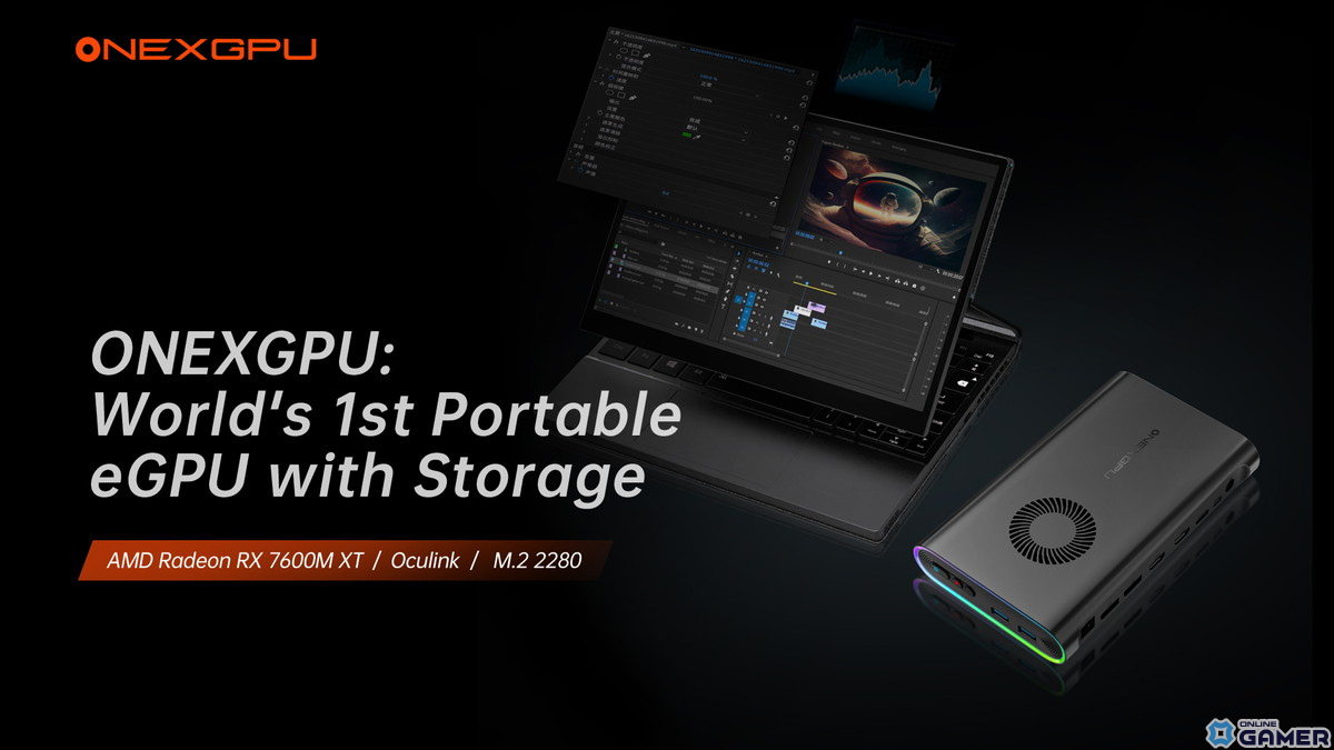 ONE-NETBOOKが携帯性と高性能を融合した世界初の外部GPUソリューション「ONEXGPU」を発表の画像