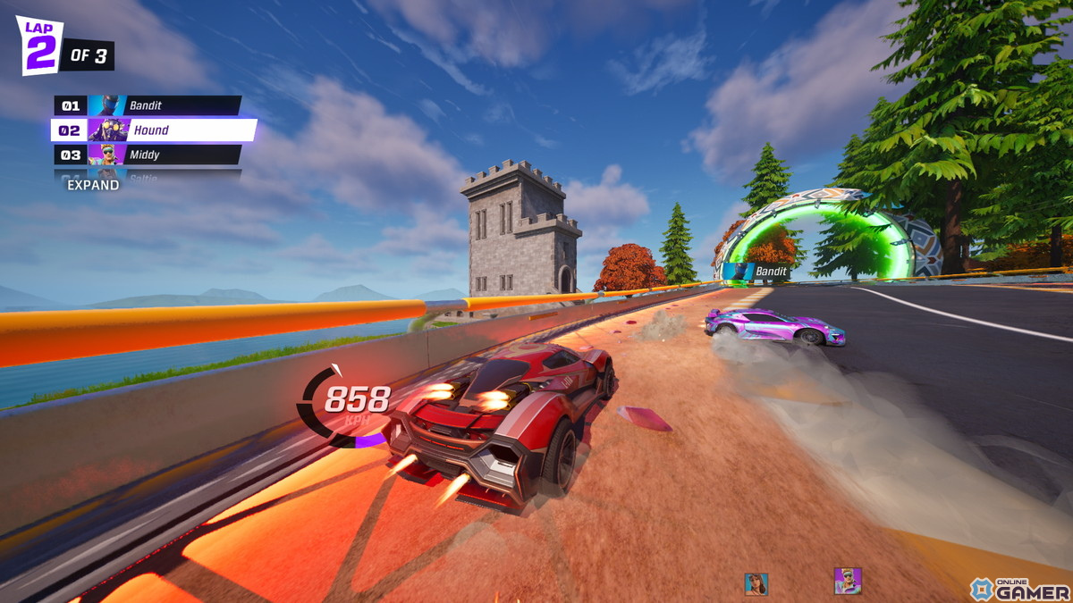 「フォートナイト」内でPsyonixによる新たなアーケードレースゲーム「Rocket Racing」が無料配信―ロケットカーでレースが楽しめるの画像