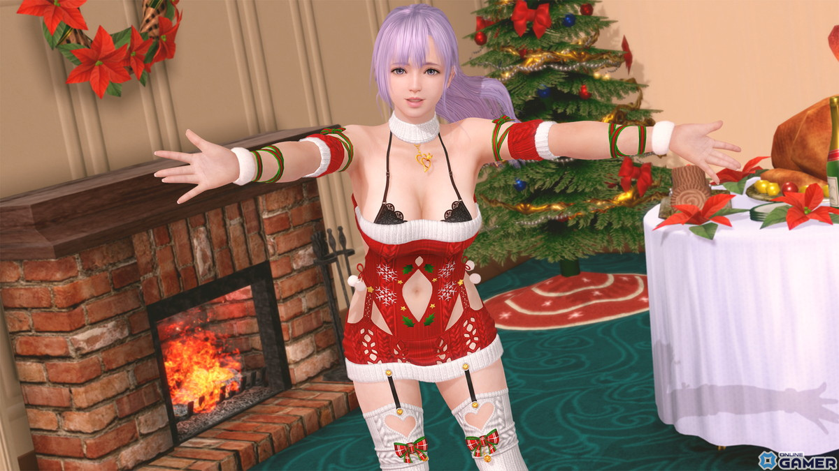 「DOAXVV」セクシーなXmasセーター風水着「スイートメリーナイト」が登場！トレンドコーデガチャを最大70連無料で楽しめるキャンペーンも開催の画像