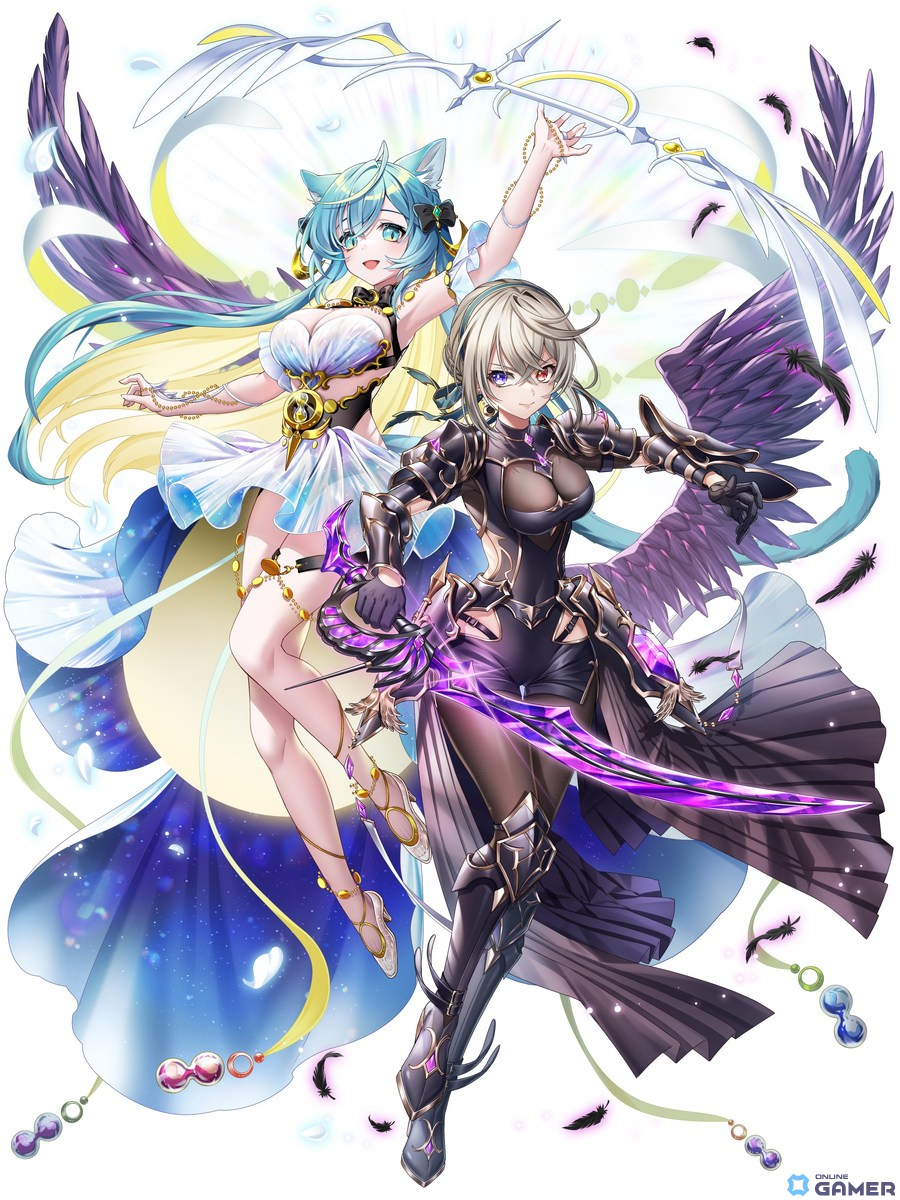 「白猫プロジェクト」で「第3章~それがすべての終わり~」が開催!イクシア&エレノア(CV:白石晴香、石見舞菜香)とジン(CV:島崎信長)が登場の画像