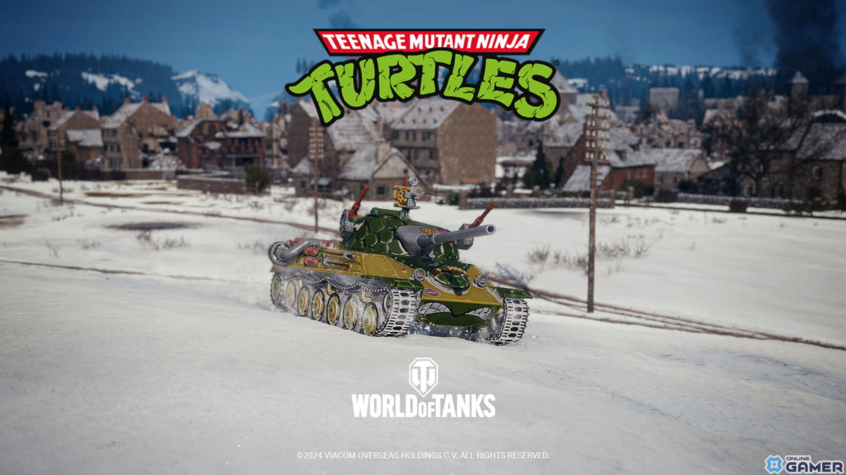 「World of Tanks」で「ティーンエイジ・ミュータント・ニンジャ・タートルズ」とのコラボイベントが3月5日より開催！の画像
