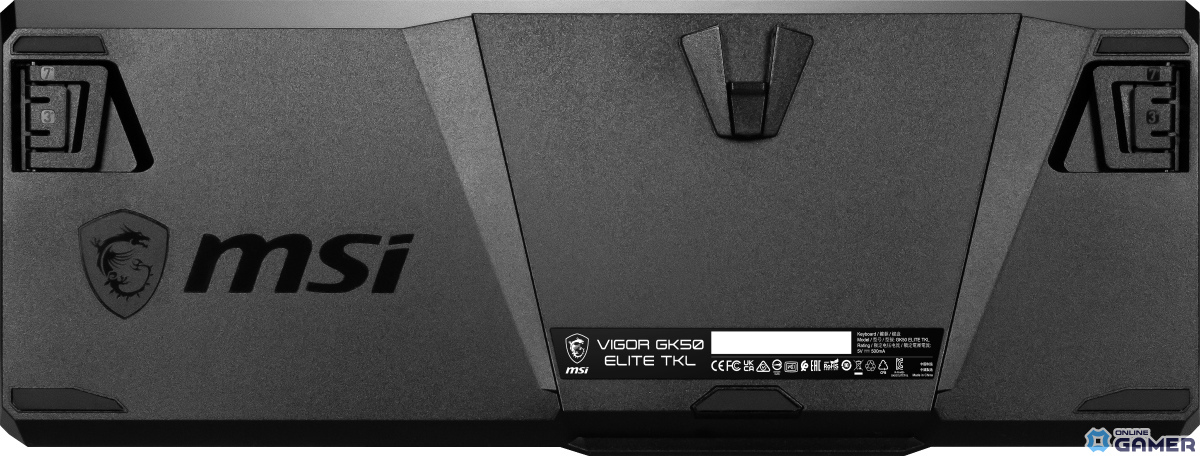 MSI、軽量メカニカルスイッチ採用のゲーミングキーボード「VIGOR GK50 ELITE TKL LR JP」を発売の画像