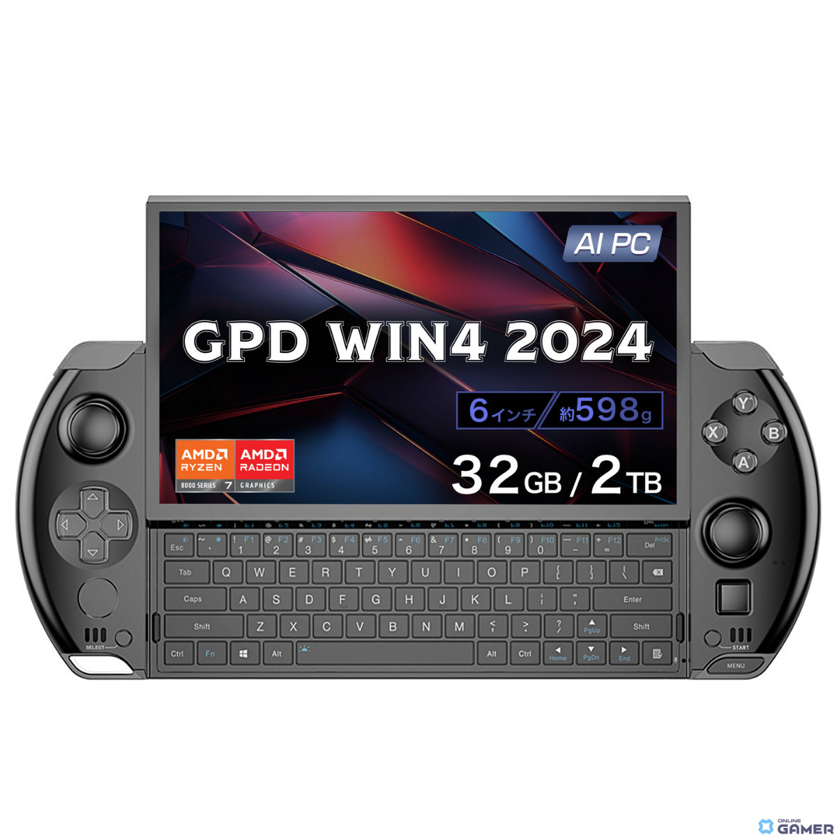 6インチポータブルゲーミングPC「GPD WIN4 2024 国内正規版」の予約受付が開始―AMD Ryzen 8000シリーズを搭載の画像