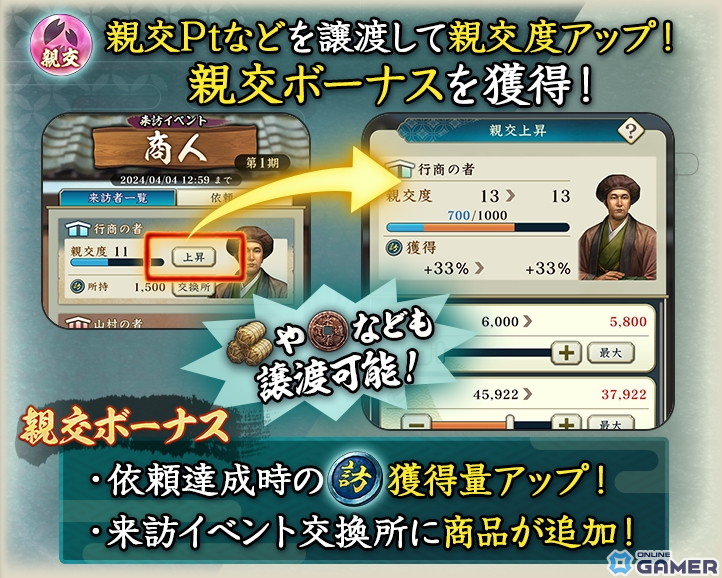 「信長の野望 出陣」フィールドに現れる“来訪者”からの依頼達成を目指すイベントが開催!SSR【冬夏青青】淀殿たちのピックアップものスクリーンショット15