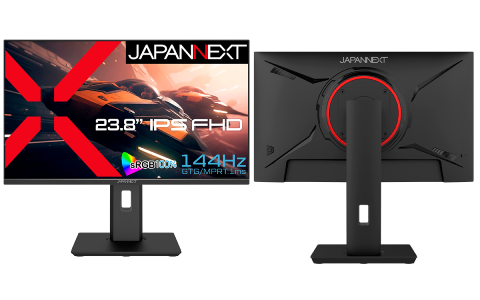 JAPANNEXT、FAST IPSパネル搭載の144Hz・HDR対応フルHDゲーミングモニター2種をAmazon限定で発売