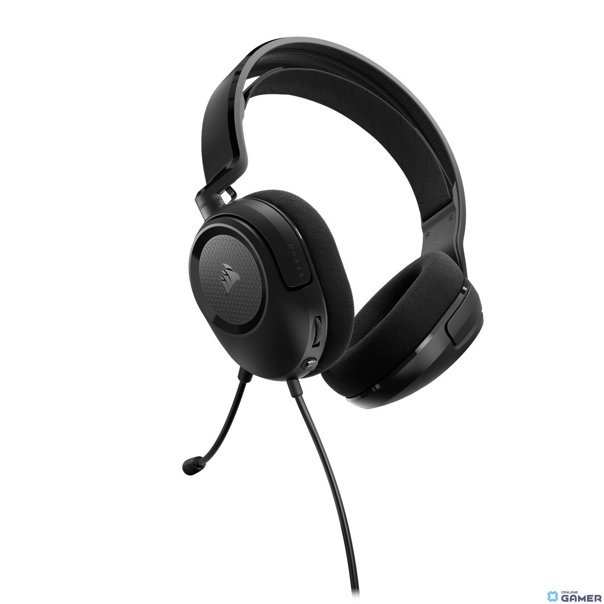 CORSAIR、3.5mmコネクター接続の有線ゲーミングヘッドセット「HS35 SURROUND v2」を4月26日に発売―Dolby 7.1ch対応やUSBアダプターも付属の画像