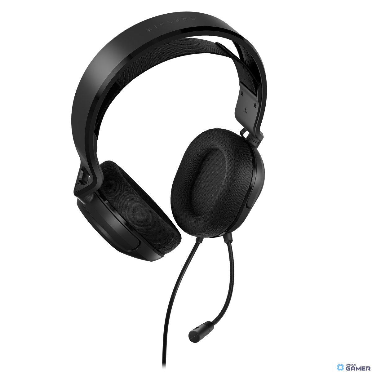 CORSAIR、3.5mmコネクター接続の有線ゲーミングヘッドセット「HS35 SURROUND v2」を4月26日に発売―Dolby 7.1ch対応やUSBアダプターも付属の画像