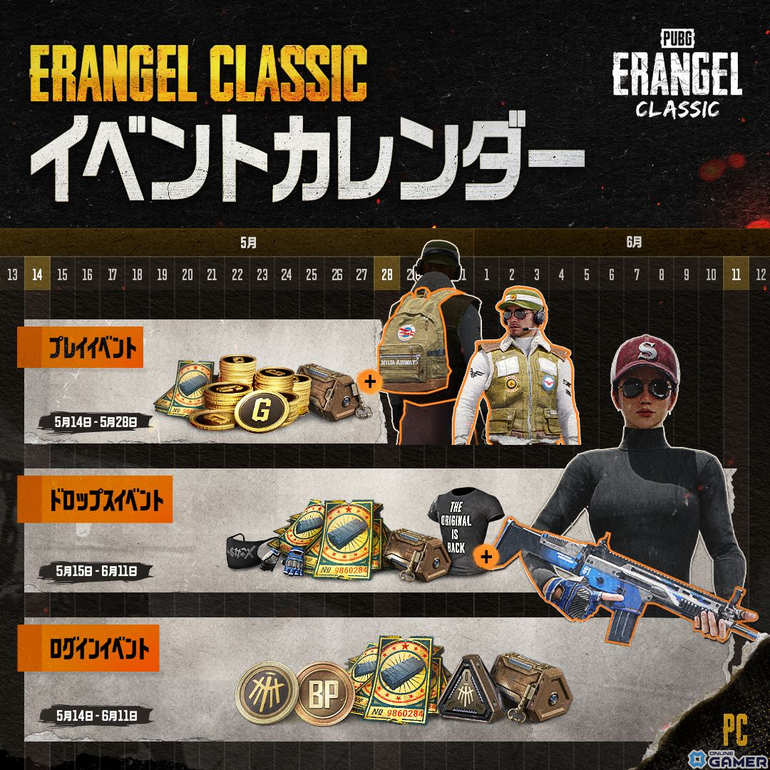 「PUBG」で初期の雰囲気を再現した「ERANGEL CLASSIC」マップが公開！「連勝対決マッチ」などが実装される29.2アップデートもの画像