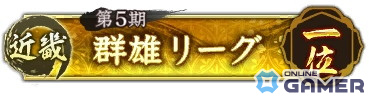 地方リーグで獲得できる称号の一例