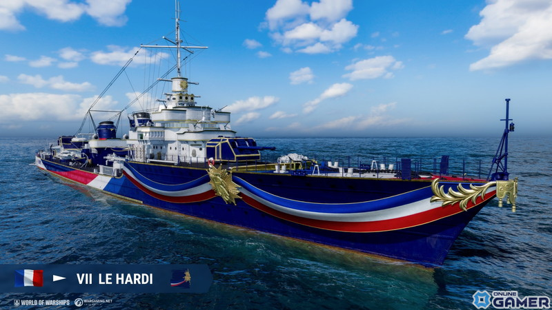 「World of Warships」で「蒼き鋼のアルペジオ -アルス・ノヴァ-」とのコラボが7月18日より開催！フランス駆逐艦のアーリーアクセスもの画像