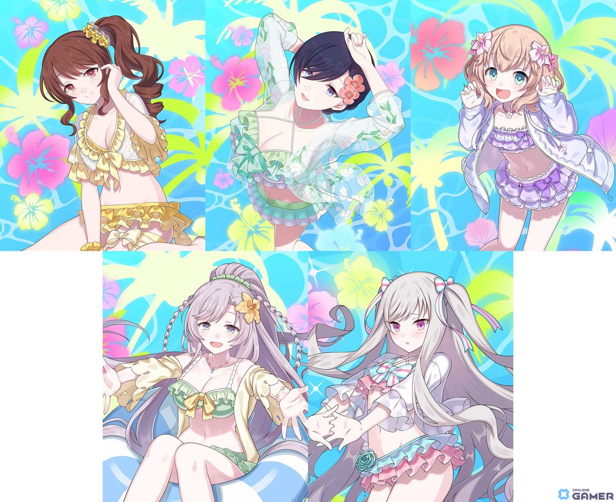 「ごまおつ」5乙女が水着姿で登場！夏の大型イベント第1弾「真夏のドキドキ（ハート）トレジャーハント！乙女編」が開催の画像