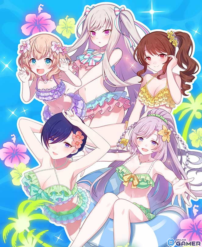 「ごまおつ」5乙女が水着姿で登場！夏の大型イベント第1弾「真夏のドキドキ（ハート）トレジャーハント！乙女編」が開催の画像