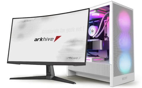 arkhiveよりNZXT製ミドルタワー型PCケース「H5 Flow RGB （2024）」シリーズを採用したゲーミングPCが登場！最大8基のケースファンを搭載可能