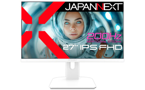 JAPANNEXT、200HzやHDRに対応したホワイトカラーの27型フルHDゲーミングモニター「JN-IPS27G200F-W」を発売