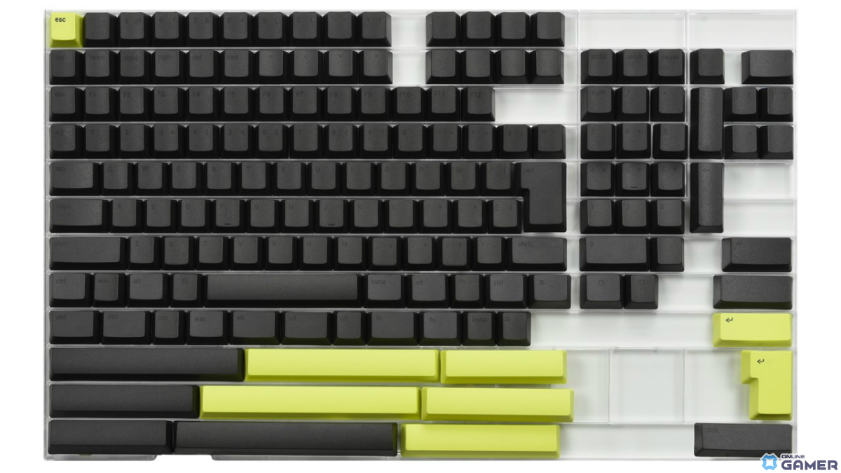 「GRAPHT Designer Keycaps Matte Black」（JPUS配列対応、158キー）