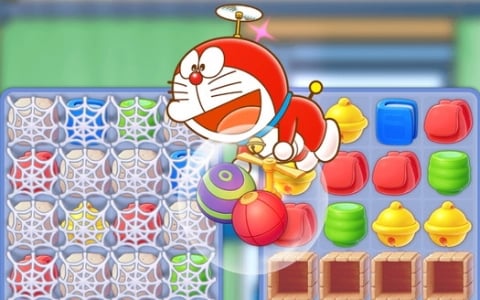 スマホ向け爽快パズルゲーム「ドラえもん パズルdeリゾートメーカー」が配信！ドラえもんやのび太たちが活躍するオリジナルストーリーも楽しめる