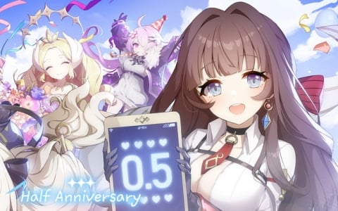 スマホRPG「エバーソウル」がサービス開始半周年、「Half Anniversaryフェスティバル」が開催！精霊「ルーテ」のピックアップ召喚も