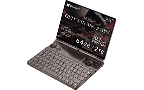 天空、AMD Ryzen AI 9 HX 370を搭載した10.1インチポータブルゲーミングPC「GPD WIN Max2 2025 国内正規版」の予約受付を開始