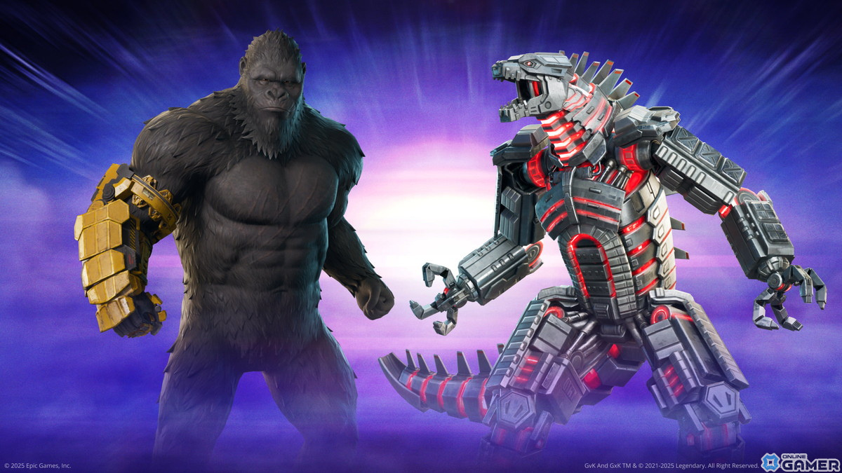 ゴジラやコングが「フォートナイト」の島を大混乱に!ポータルに飛び込むと大怪獣ゴジラになることが可能の画像