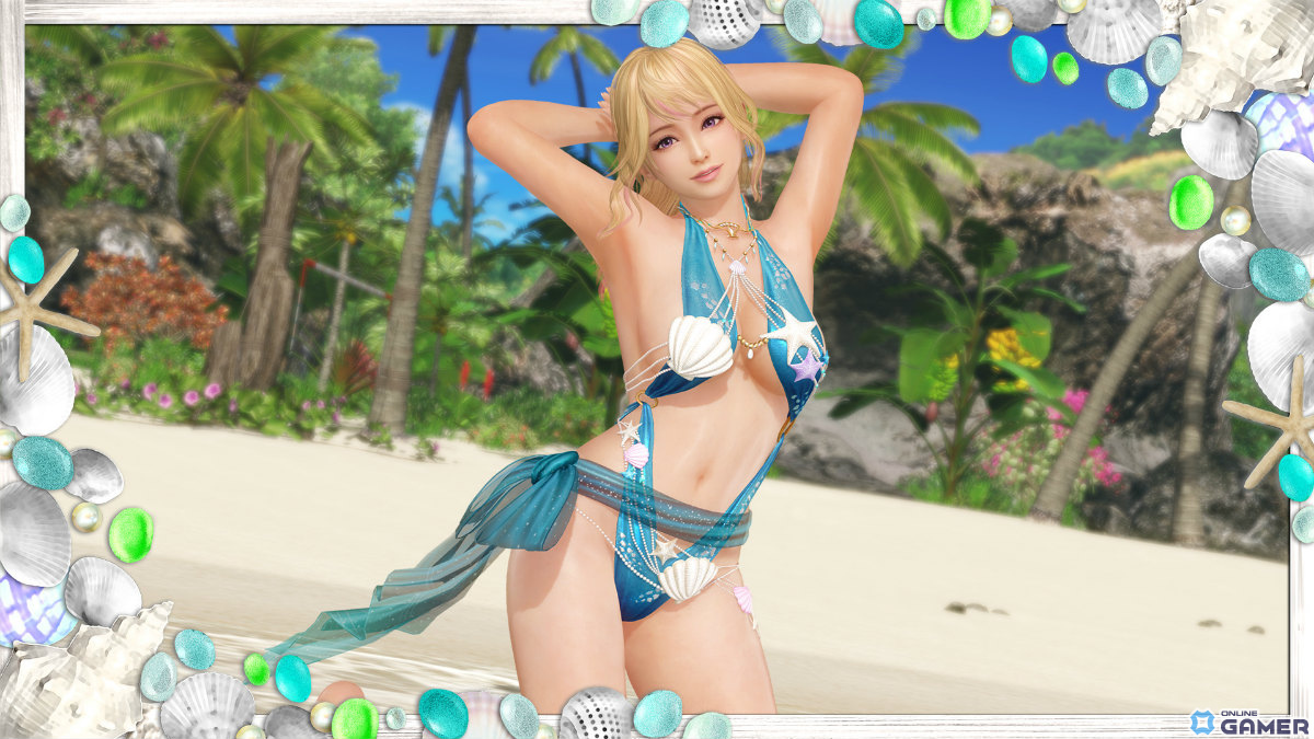 「DEAD OR ALIVE XVV」爽やかブルーの新水着「ラグーン・シェル」実装！140連無料やスゴロクイベントもの画像