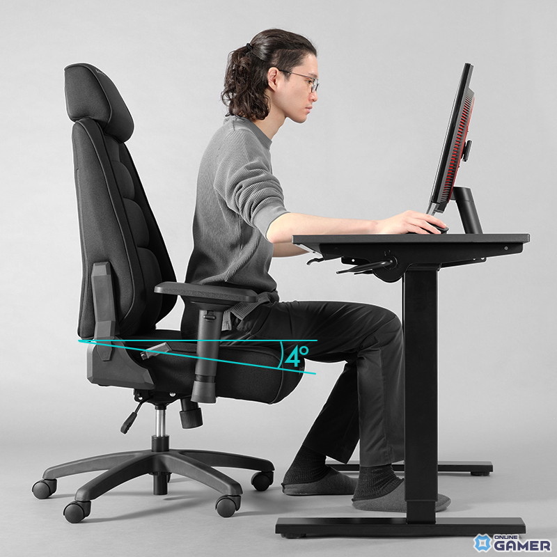 BauhutteからFPS特化型ゲーミングチェア「G-590」登場！前傾チルト＆ノンバケット設計で戦闘姿勢をサポートの画像