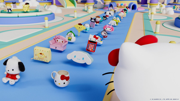 1,000種類以上のサンリオグッズが登場！3Dパズル「ハローキティ マーチマッチ」2025年夏配信＆事前登録スタートの画像