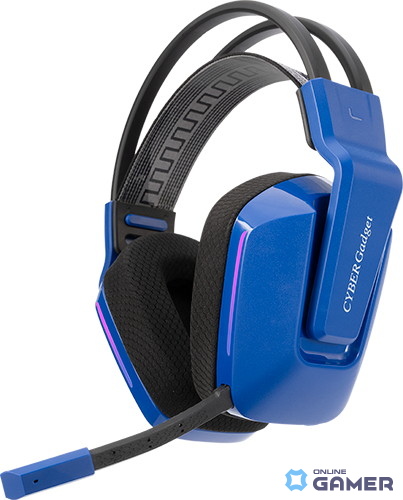 「CYBER・ワイヤレスゲーミングヘッドセット」登場―PS5/Switch/PC対応・25ms低遅延＆RGBライティング採用の画像