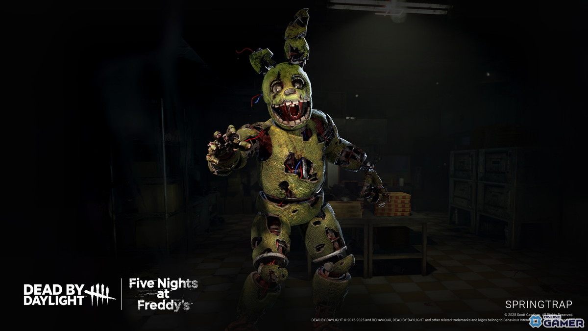 「Dead by Daylight」×「Five Nights at Freddy’s」コラボ開幕！スプリングトラップが新キラーとして登場の画像
