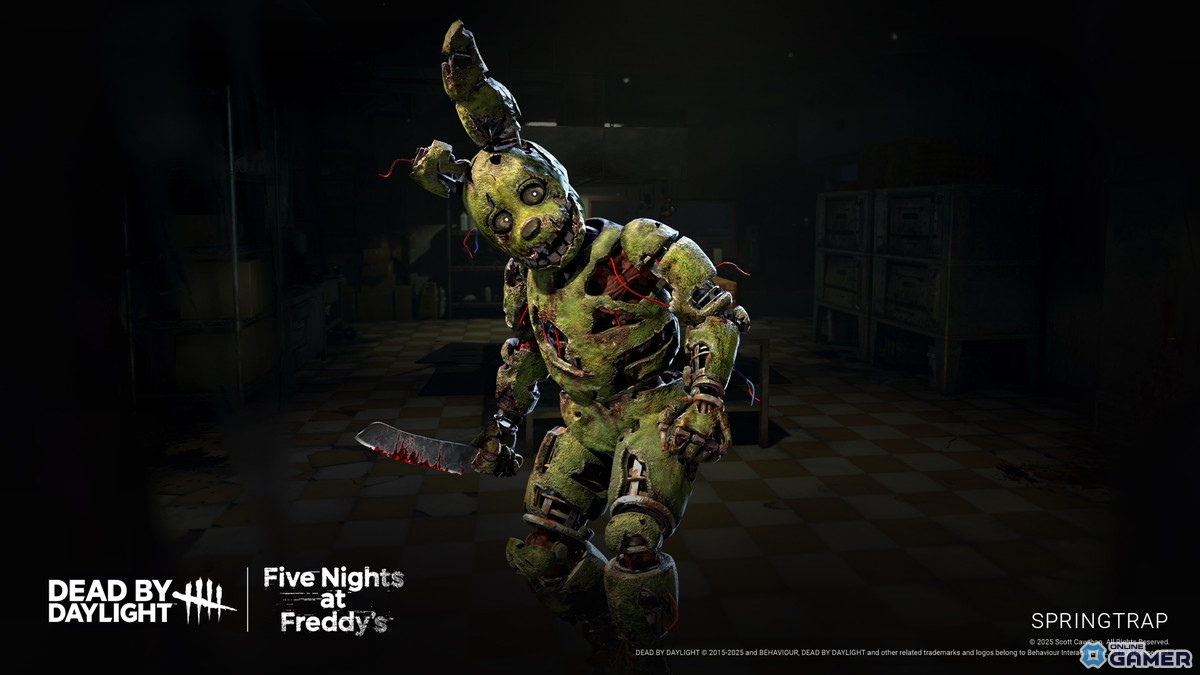 「Dead by Daylight」×「Five Nights at Freddy’s」コラボ開幕！スプリングトラップが新キラーとして登場の画像