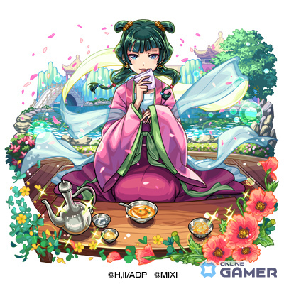 「モンスト」×「薬屋のひとりごと」初コラボ開催決定!猫猫&壬氏がガチャに登場の画像