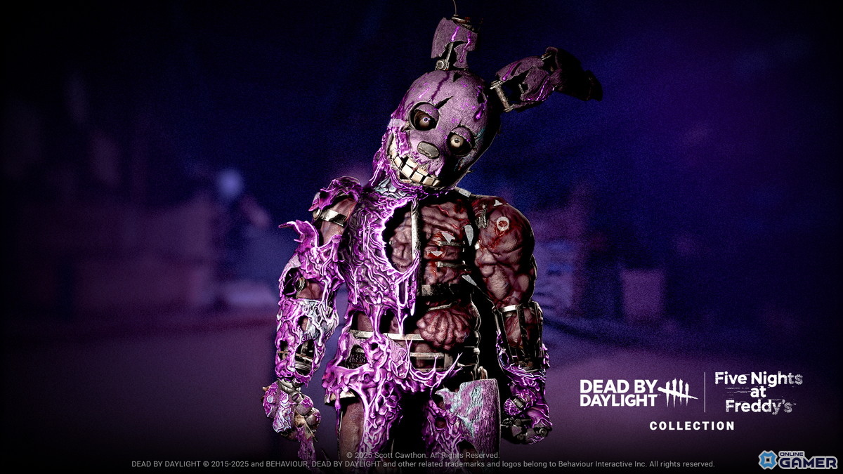 「DbD」×「FNaF」夢の悪夢コラボ始動！スプリングトラップ実装チャプターが登場の画像