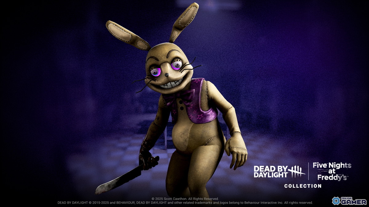 「DbD」×「FNaF」夢の悪夢コラボ始動！スプリングトラップ実装チャプターが登場の画像