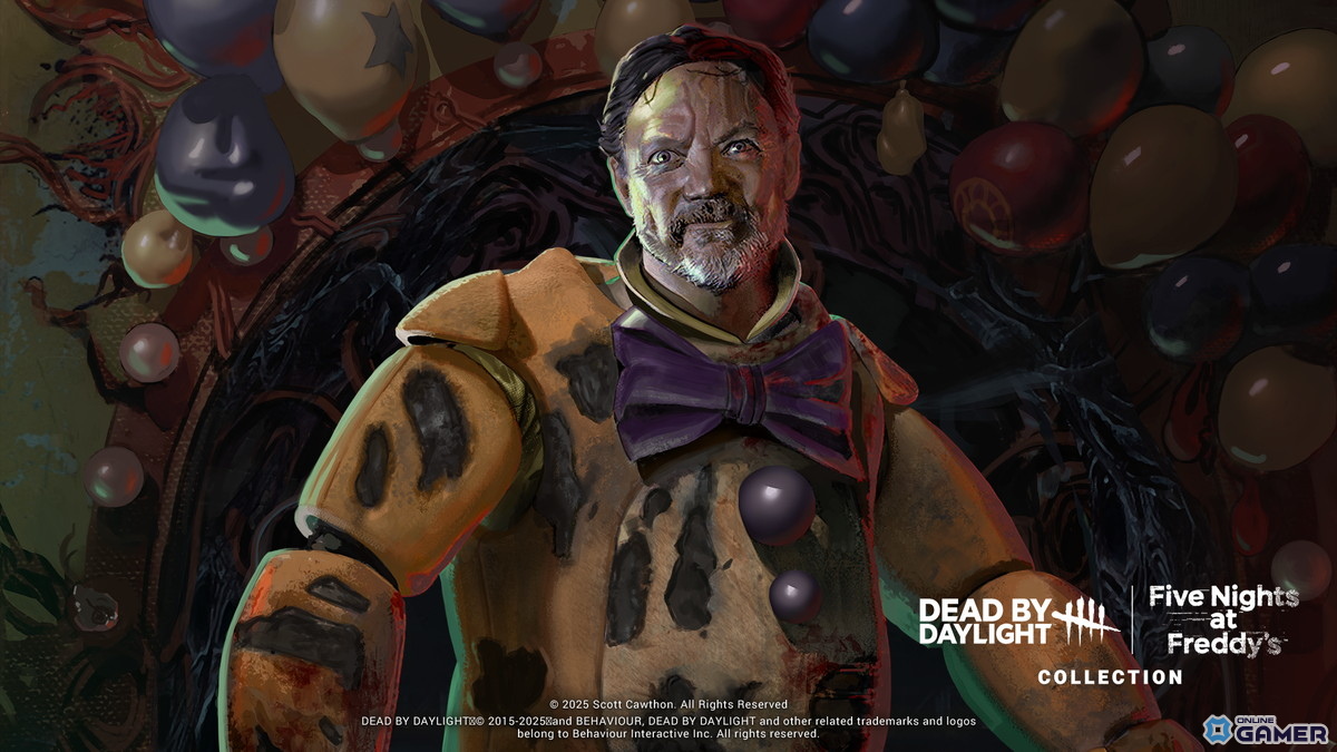 「DbD」×「FNaF」夢の悪夢コラボ始動!スプリングトラップ実装チャプターが登場の画像