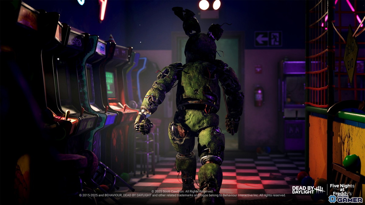 「DbD」×「FNaF」夢の悪夢コラボ始動!スプリングトラップ実装チャプターが登場の画像