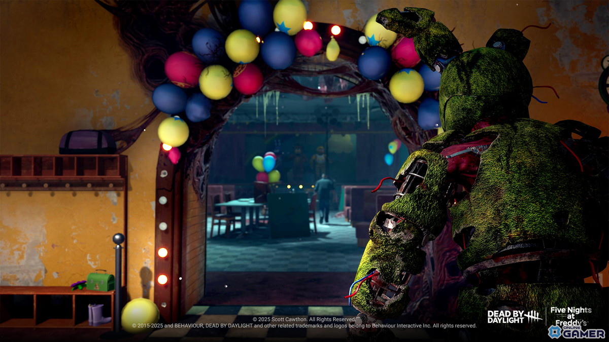 「DbD」×「FNaF」夢の悪夢コラボ始動!スプリングトラップ実装チャプターが登場の画像