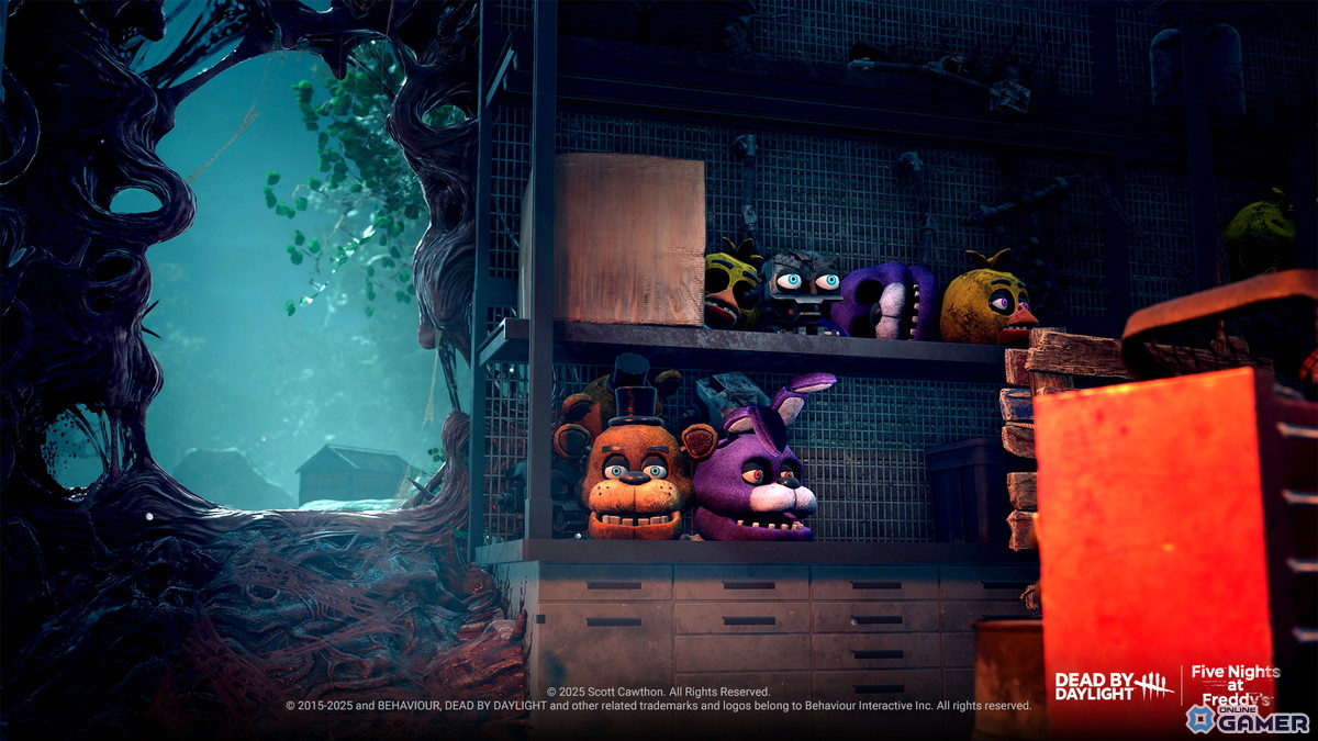 「DbD」×「FNaF」夢の悪夢コラボ始動!スプリングトラップ実装チャプターが登場の画像