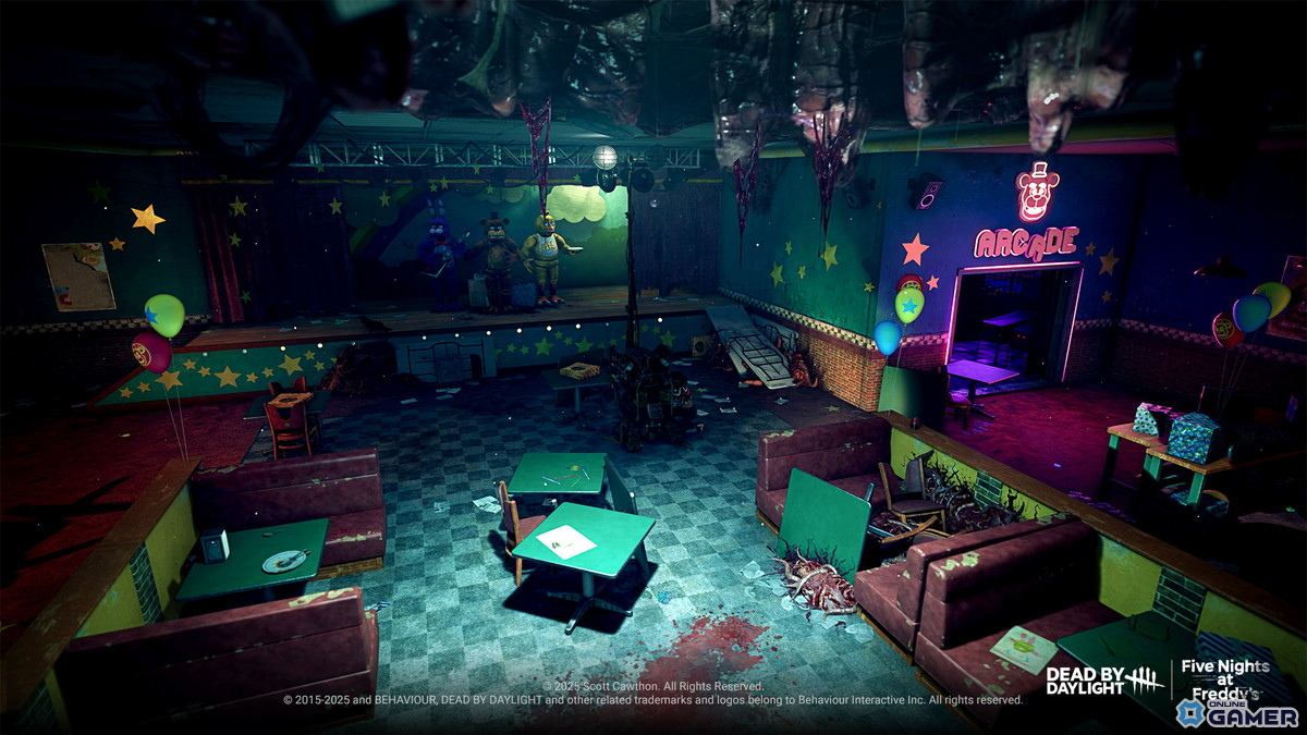 「DbD」×「FNaF」夢の悪夢コラボ始動!スプリングトラップ実装チャプターが登場の画像