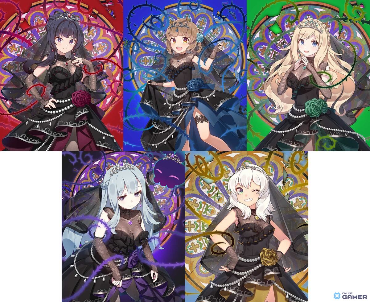 「ごまおつ」黒花嫁イベント開幕!ブラックローズ集め&茨に囚われた乙女たちの新使い魔が続々の画像