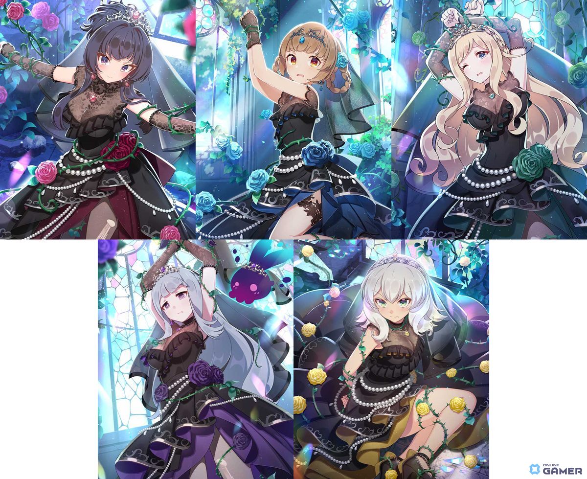 「ごまおつ」黒花嫁イベント開幕！ブラックローズ集め＆茨に囚われた乙女たちの新使い魔が続々の画像